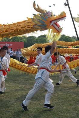 中国龙武术服装表演服装
