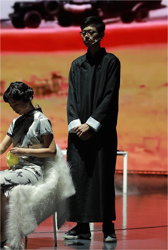 男士长袍中式马褂
